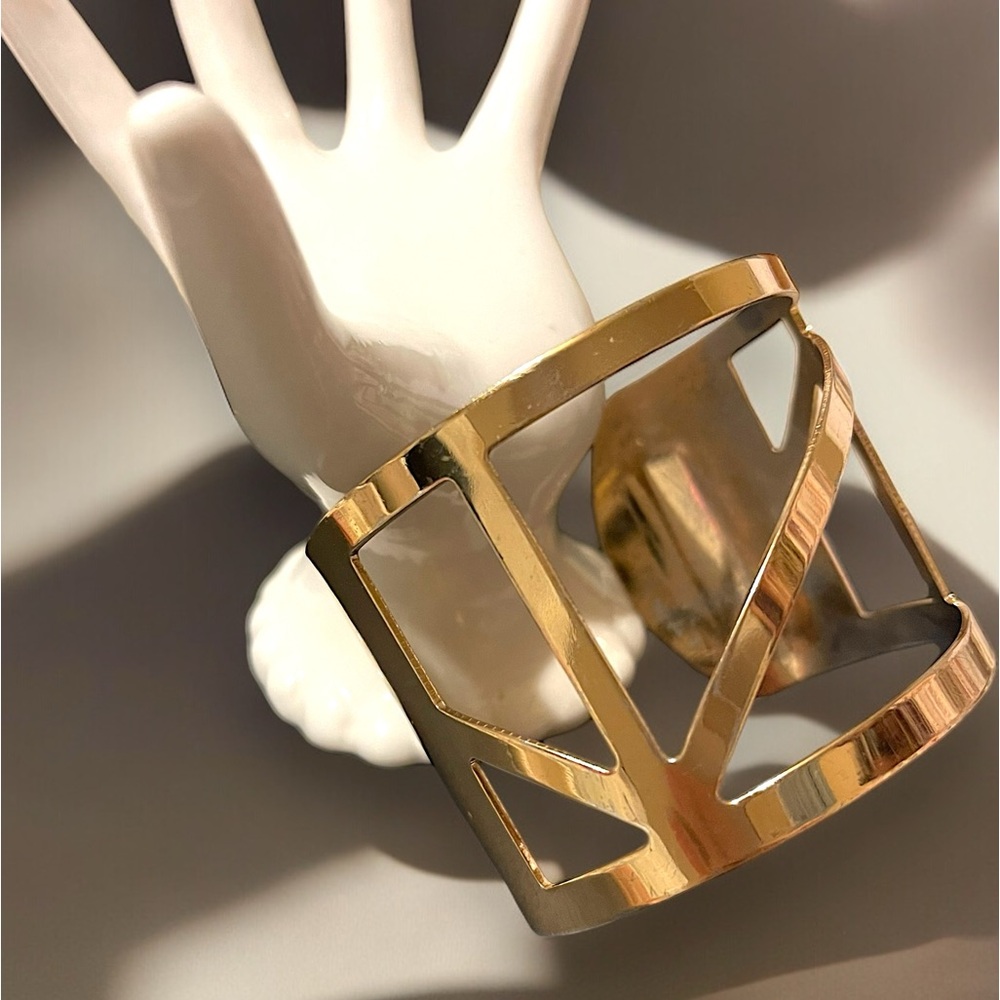Forever 21 Geometric Cuff Bracelet